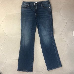Good American Good Curve Straight Leg Jeans